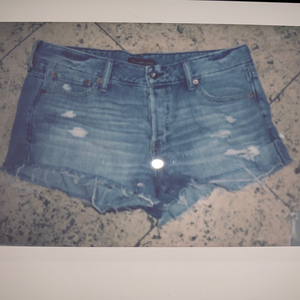Denim shorts